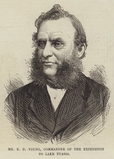 Mr E D Young, chef for ekspeditionen til Lake Nyassa af English School